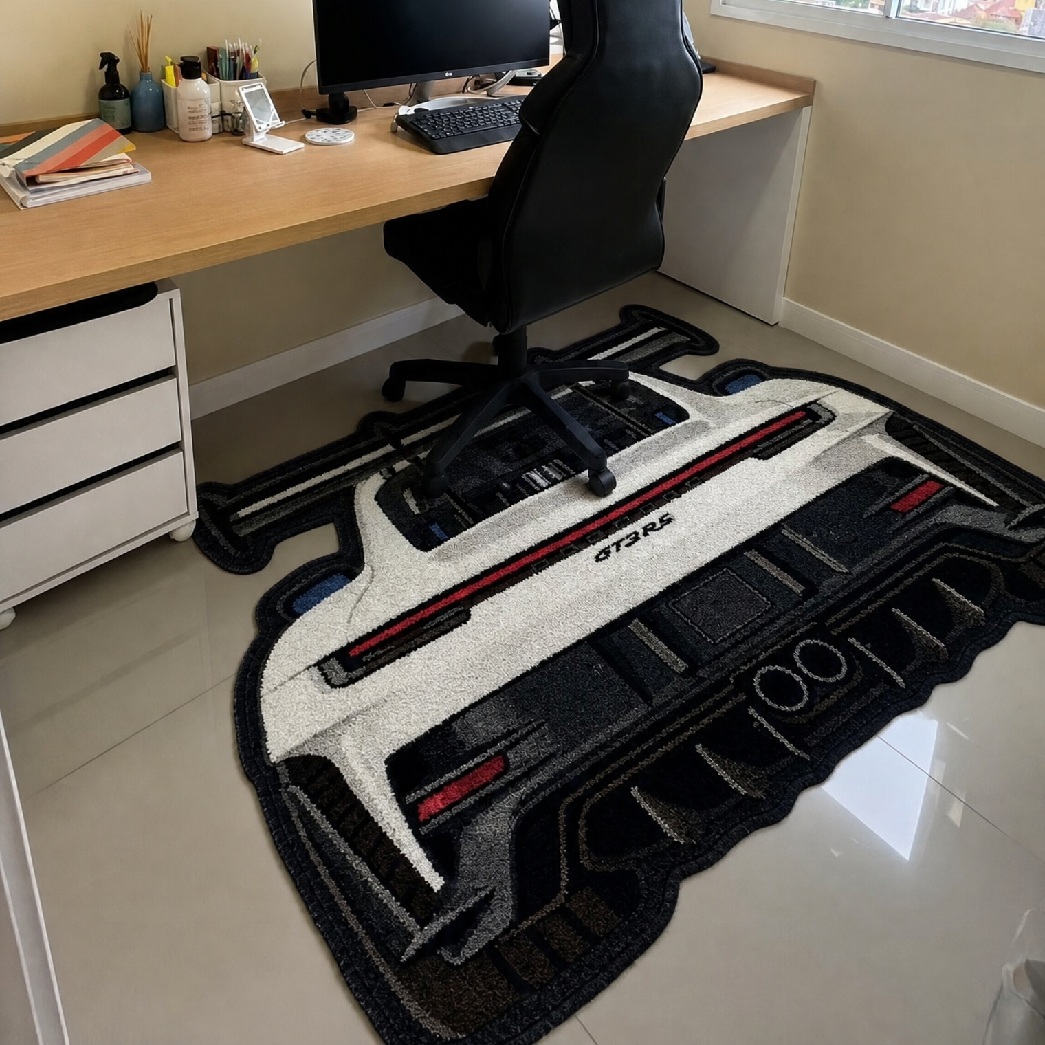 Track Legend Tufted Wool Rug | Motorsport Collection — KYRO