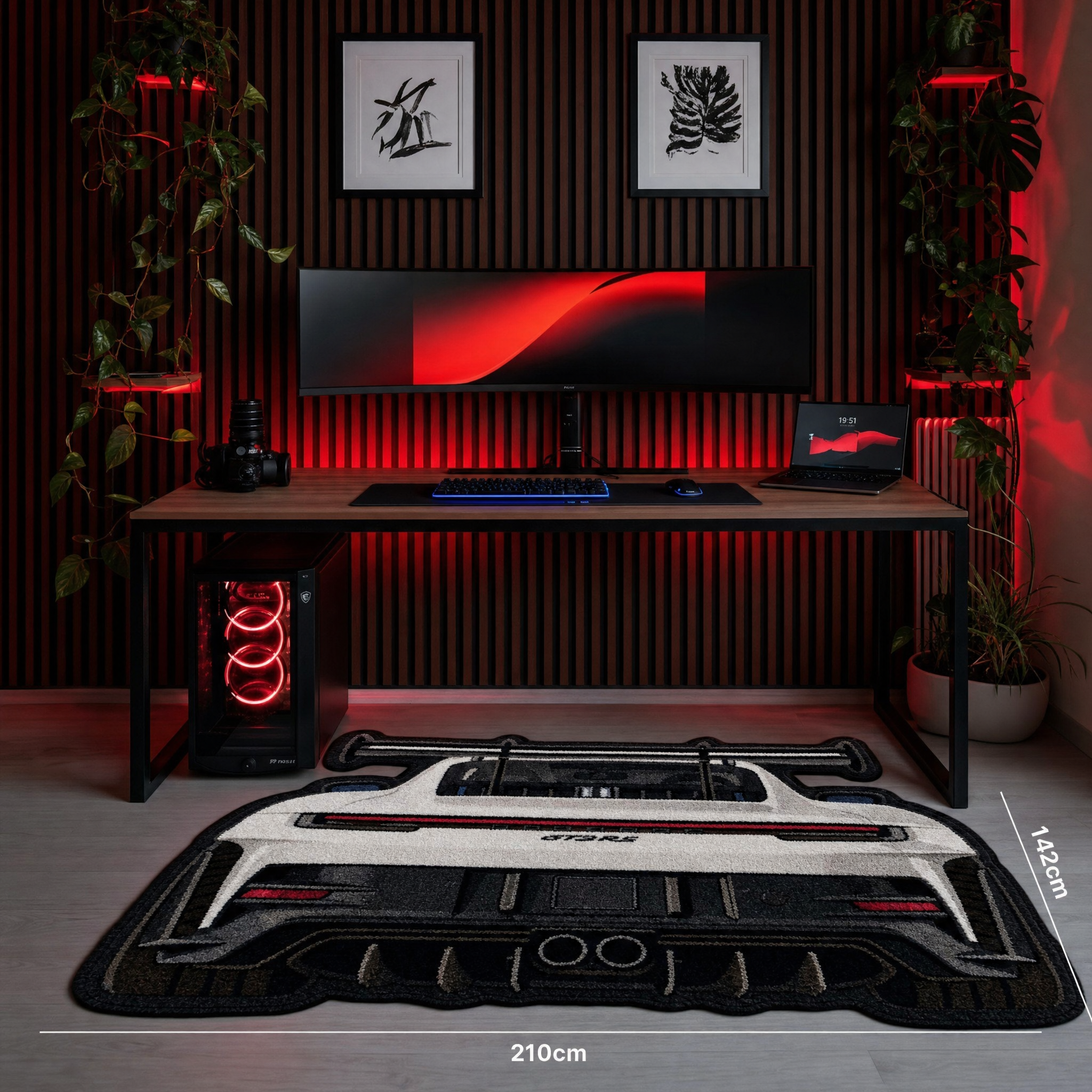 Track Legend Tufted Wool Rug | Motorsport Collection — KYRO